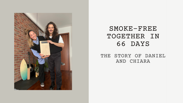 Smoke-free together in 66 days - the story of Daniel and Chiara